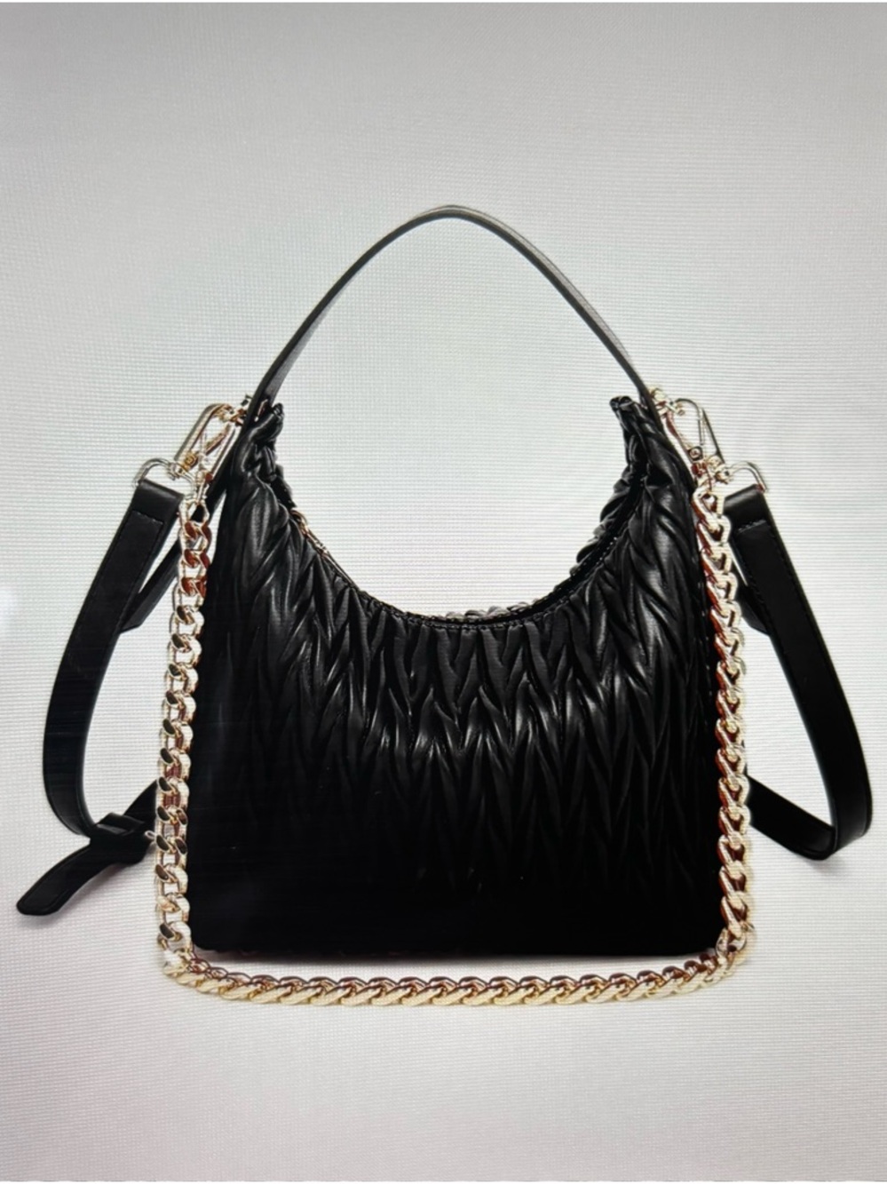 Brenna Matelasse Pattern Convertible Bag